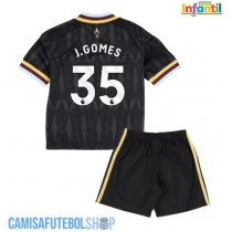Camisa de time de futebol Aston Villa Joao Gomes #35 Replicas 2º Equipamento Infantil 2026-27 Manga Curta (+ Calças curtas)